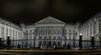 NIGHT &amp; SNOW - BELGIAN PARLIAMENT - PARLEMENT BELGE