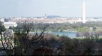 Memorial Bridge and Monuments during Cherry Blossom Festival - Washington DC