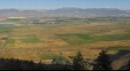 View of Bridge House,  Minden, and Gardnerville in the Carson Valley from along Hiwy 207 aka Kingsbury Grade
