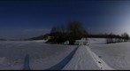 Winterpanorama: Stausee Oberwald (artificial lake)