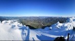 Txindoki mountain panoramic Winter View