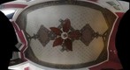 ceiling of the Chenille Room at the Parador Inn, Pittsburgh, PA
