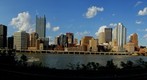 Pittsburgh Pennsylvania Skyline during daytime from Square Street Station