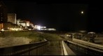 Atlantic City Boardwalk and beach at night