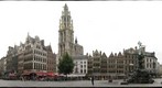 Antwerp City Square and Cathedral