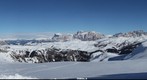 View to Dolomites from Sas de la Vegla