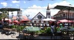 L a Colonia Tovar, su Plaza Bolívar, vista desde el Café Muhstall