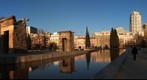 Atardecer en el templo de Debod (Madrid)