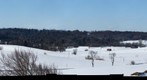 Winterpanorama of Kloster Andechs and the alps