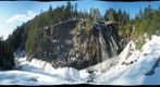 Narada Falls during winter, Mount Rainier National Park, Washington