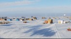 South Pole Station - View from A1, Floor 2 Looking Toward Grid South, Late Summer 2010