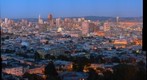 San Francisco downtown by night