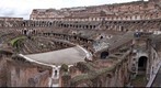 Interiour of Colosseum in Rome Italy 