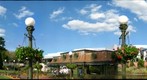 Tomorrowland and the castle, Magic Kingdom Theme Park, Disney World, Orlando, Florida, USA