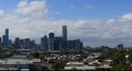 Melbourne Skyline from Port Melbourne, Mar 29, 2010