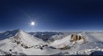 Baldy Mountain Full Spherical Panorama Winter Powder Day