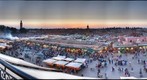 Djemaa el Fna, viewed from Café de France