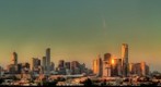 Melbourne Skyline from Port Melbourne at Sunset in HDR, Mar 31, 2010