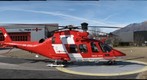 REGA HELICOPTER DA VINCI HB-ZRZ AT THE TICINO BASE