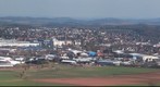 Panorama of Korbach from Flachskamp (572m ASL), Germany