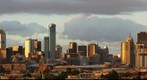 Melbourne Skyline from Port Melbourne, Apr 11, 2010 at 5:49pm