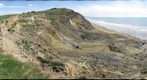 Charmouth landslide April 2009