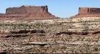 Monitor vs Merrimac, in perpetual static battle, Canyonlands, Utah