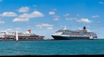 Queen Victoria at Station Pier, Port Melbourne, Feb 21, 2008