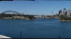 sydney harbour bridge and city