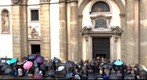 Mass in St.Anna church in Krakow