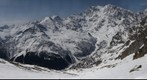 Parete Est del monte Rosa vista dal monte Moro