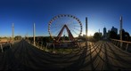Ferris Wheel from Walkway at Birrarung Marr Park, Apr 16, 2010 at 5:05pm