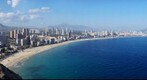 Benidorm desde el mirador de la Cala de Finestrat