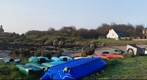 CHAUSEY L'ANSE DES BLAINVILLAIS AU PETIT MATIN