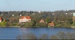 Ratzeburg - Blick zur Domhalbinsel von der Baek  - Schoene Aussicht - (Frühlings - Panorama)