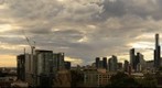 Melbourne Skyline from the Shrine of Remembrance, Apr 22, 2010 (3:40 to 3:54pm)