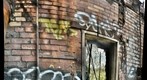 Carrie Furnace - zooming in on a wall