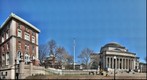 Columbia University - Northwest section from Campus Walk