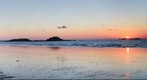 SAINT MALO COUCHER DE SOLEIL SUR LE SILLON