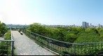 view over Tenjin and Ohori Park