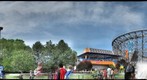 Cedar Point wooden coasters - Gemini &amp; Mean Streak