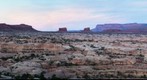Moonset over Land of Standing Rocks