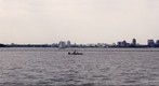 Lower Manhattan, Ellis Island and Statue of Liberty from Governor's Island
