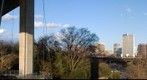 Belle Island Footbridge and Skyline Richmond Virginia 