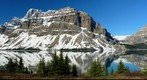 Bow Lake, Crowfoot Mountain...the majesty of the morning