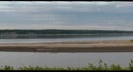 The Liard River at its confluence with the Mackenzie River.