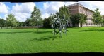 Ten Big Standing Bronze Flowers -  Magnificant Seven - Houston Celebrates Surls - Rice University - 360 Degree Panorama