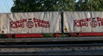 RBBB Circus train flat cars with equipment carts
