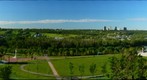 Edmonton's river valley on a clear day