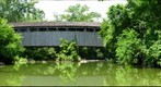 The Black (Pugh's Mill) Covered Bridge - Four Mile Creek Oxford Ohio